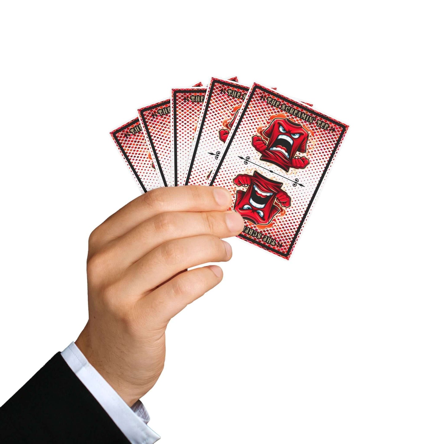 The Screamin' Tee Collectors Edition Playing Cards | Ruby