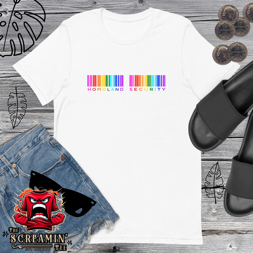 HOMOLAND SECURITY UNISEX TSHIRT - The Screamin' Tee
