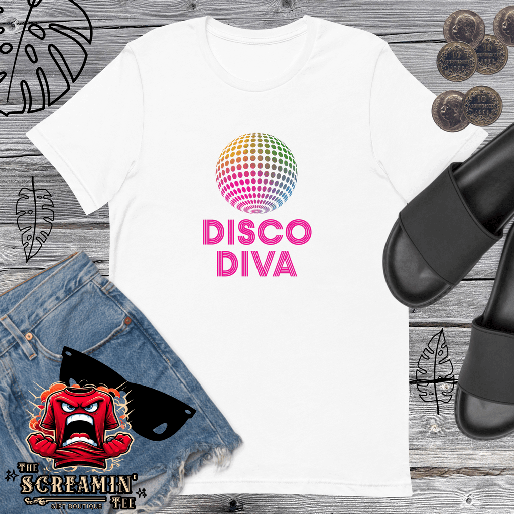 DISCO DIVA UNISEX TSHIRT - The Screamin' Tee