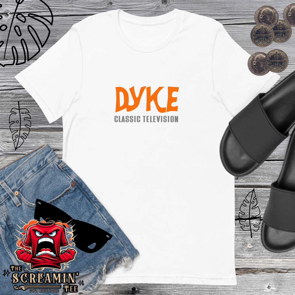 DYKE TV UNISEX TSHIRT - The Screamin' Tee