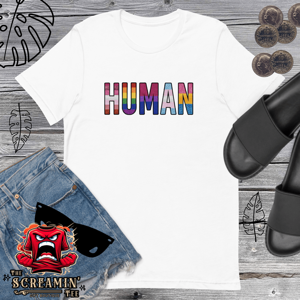HUMAN UNISEX TSHIRT - The Screamin' Tee