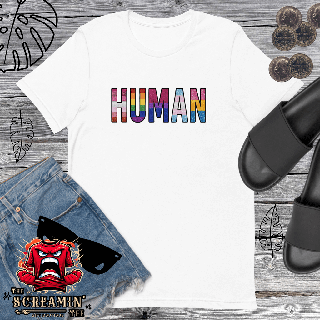 HUMAN UNISEX TSHIRT - The Screamin' Tee