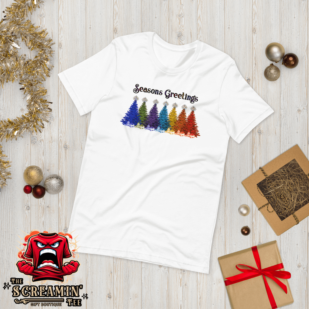 RAINBOW TREES UNISEX TSHIRT - The Screamin' Tee