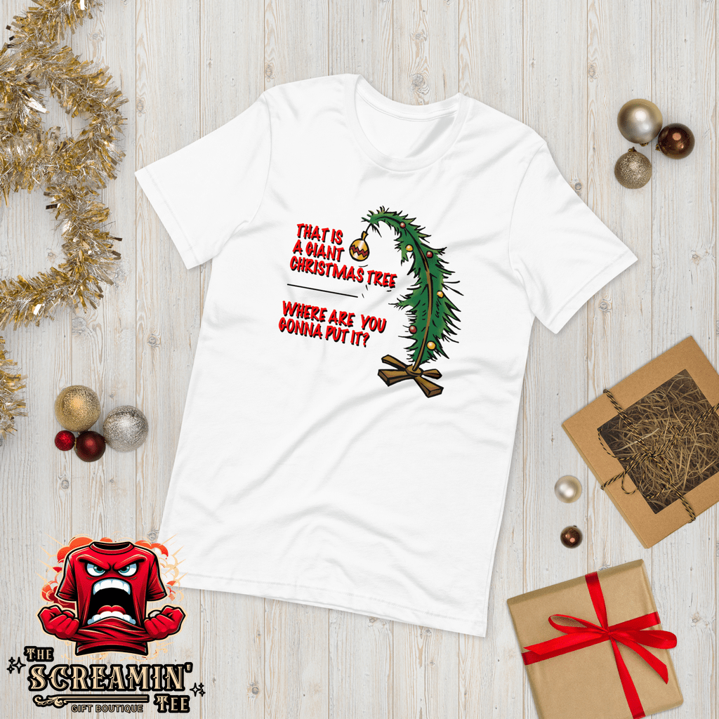 GIANT CHRISTMAS TREE UNISEX TSHIRT - The Screamin' Tee