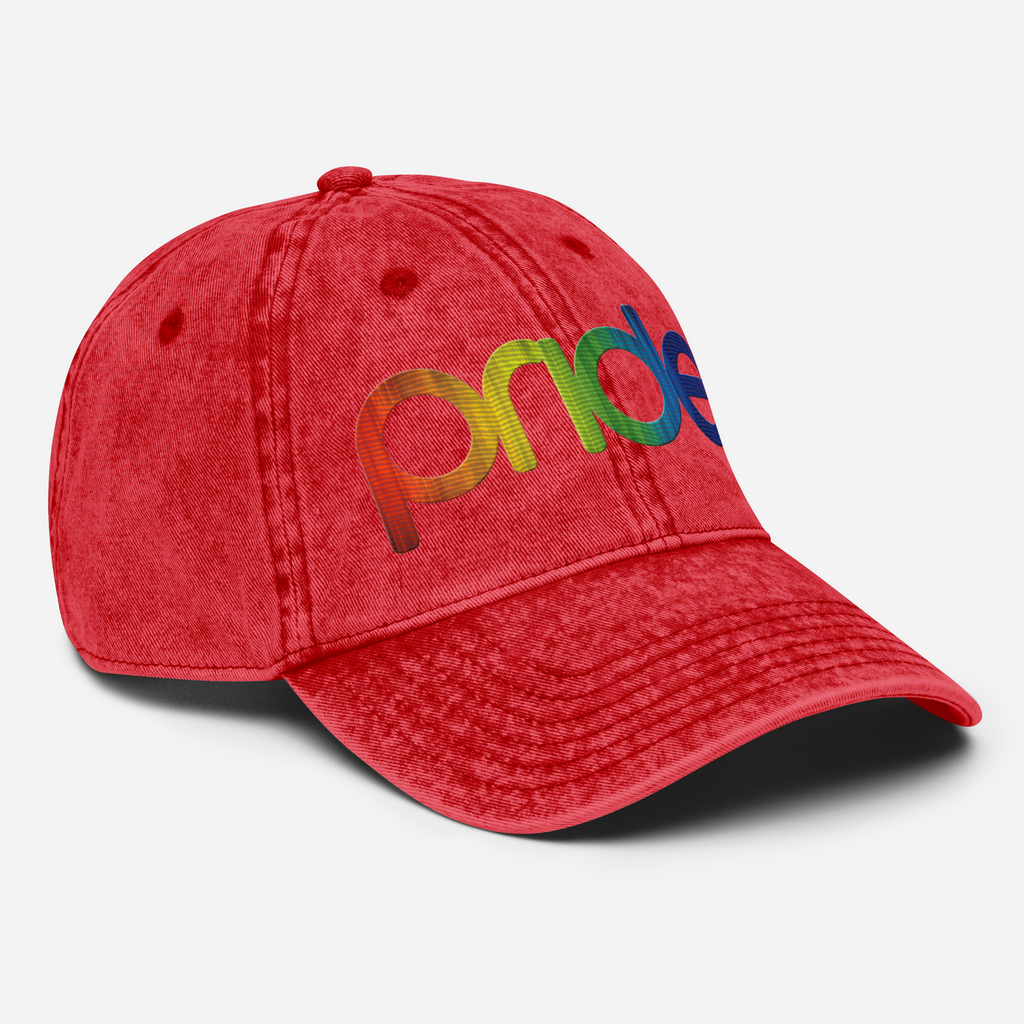 Pride Vintage Hat | Multicolor Embroidery