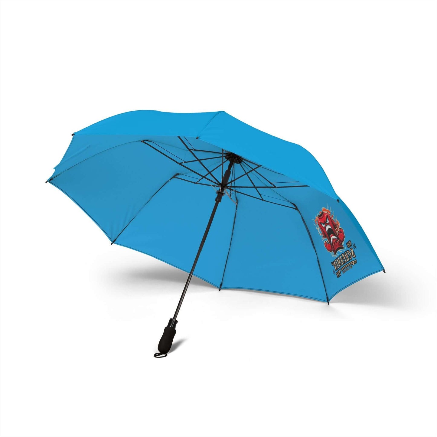 The Screamin' Tee Foldable Umbrella | Lapis