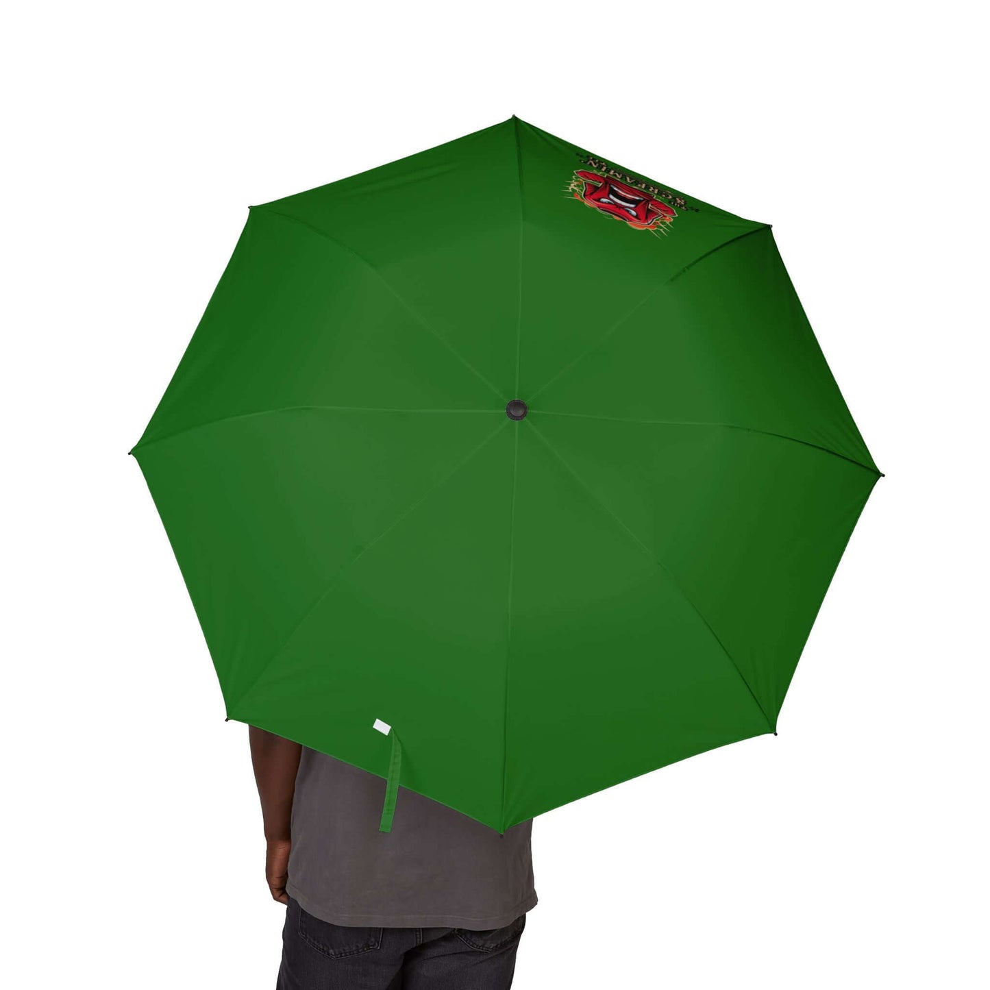 The Screamin' Tee Foldable Umbrella | Emerald