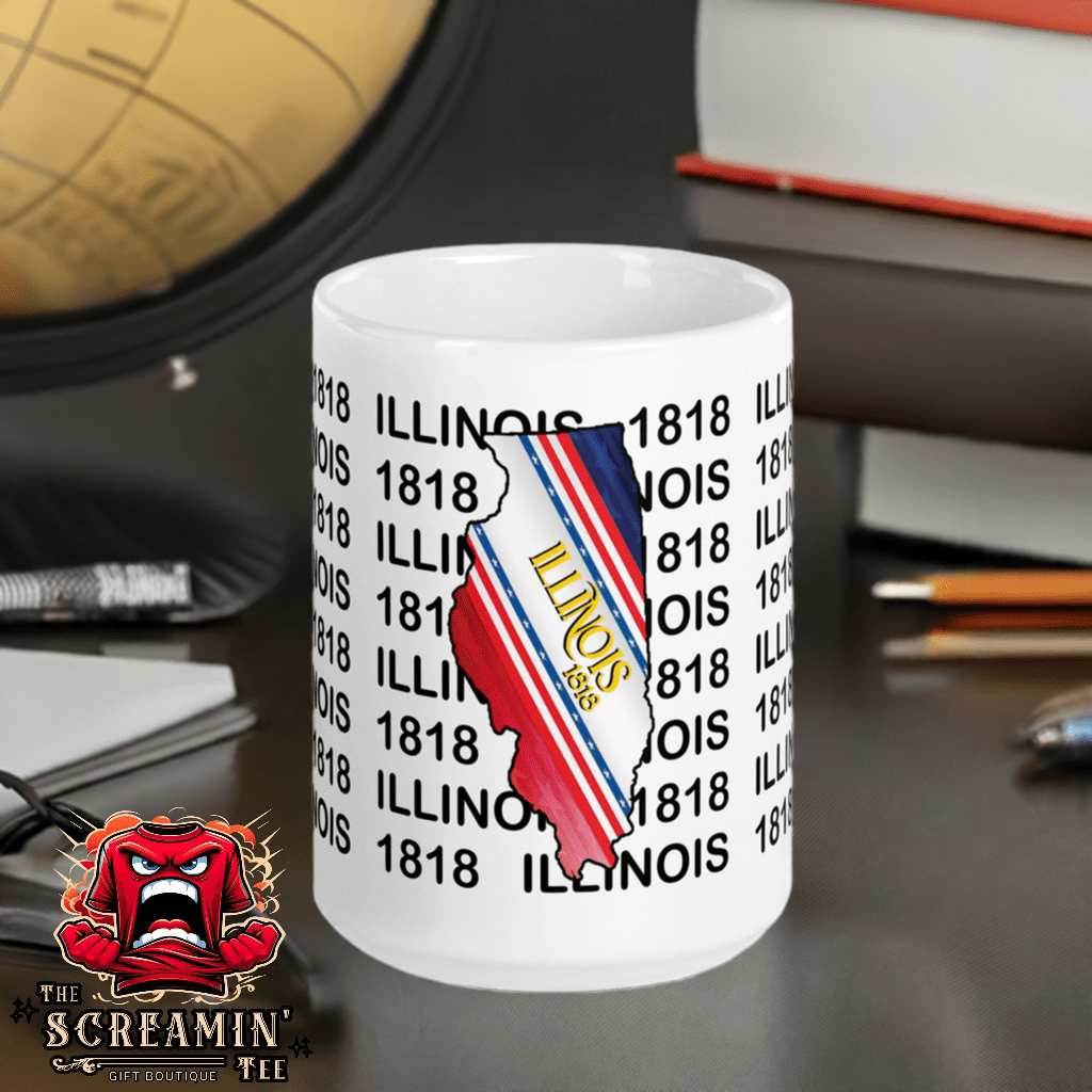 50 STATES MUG - ILLINOIS - The Screamin' Tee