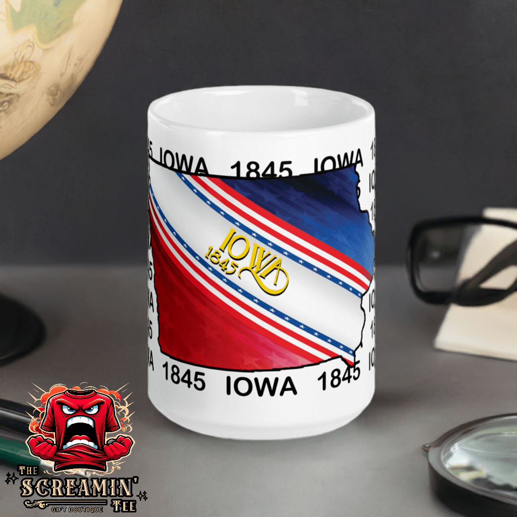 50 STATES MUG - IOWA - The Screamin' Tee