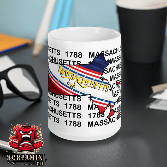 50 STATES MUG - MASSACHUSETTS - The Screamin' Tee