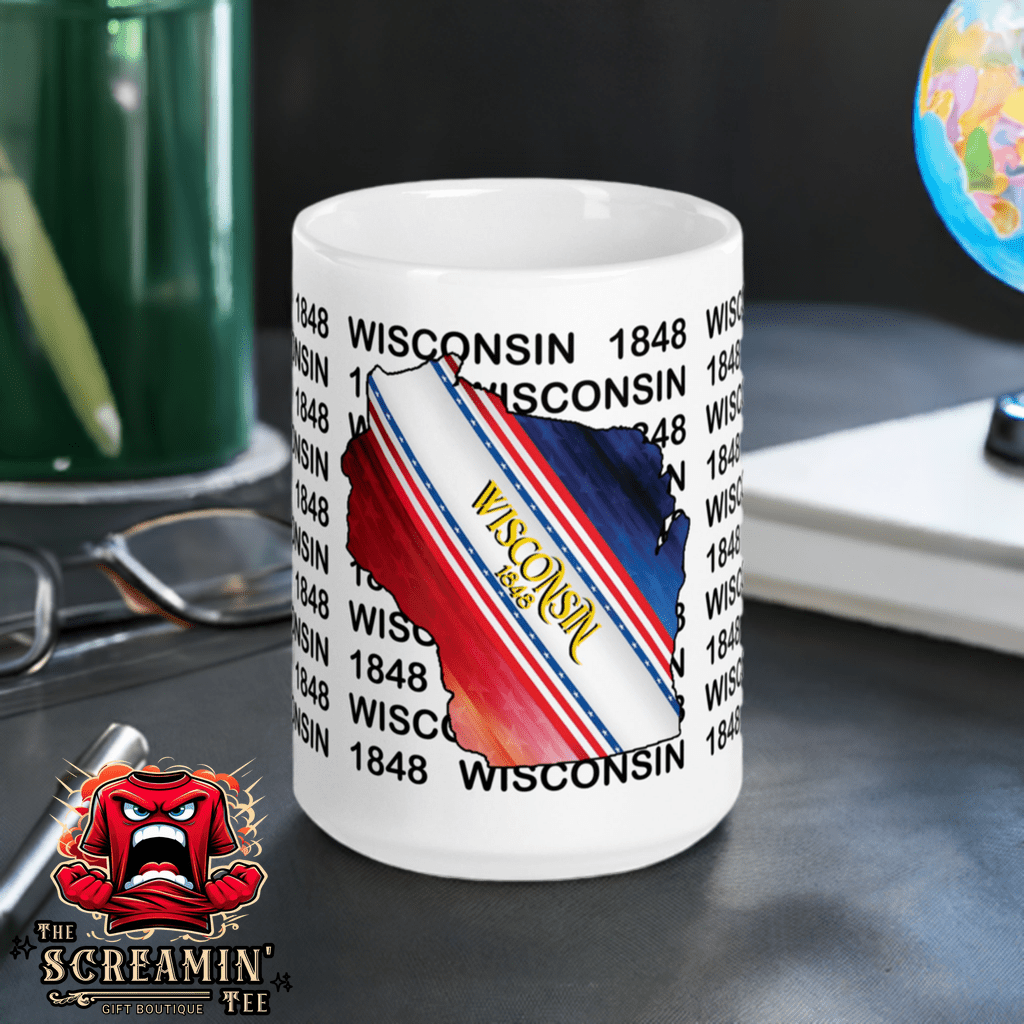 50 STATES MUG - WISCONSIN - The Screamin' Tee