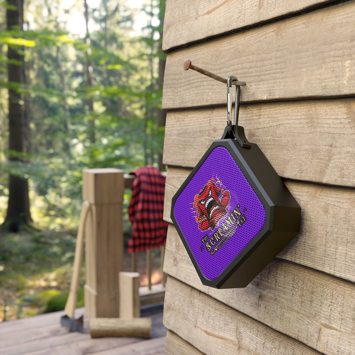 THE OUTDOOR BLUETOOTH SPEAKER – TANZANITE LOGO