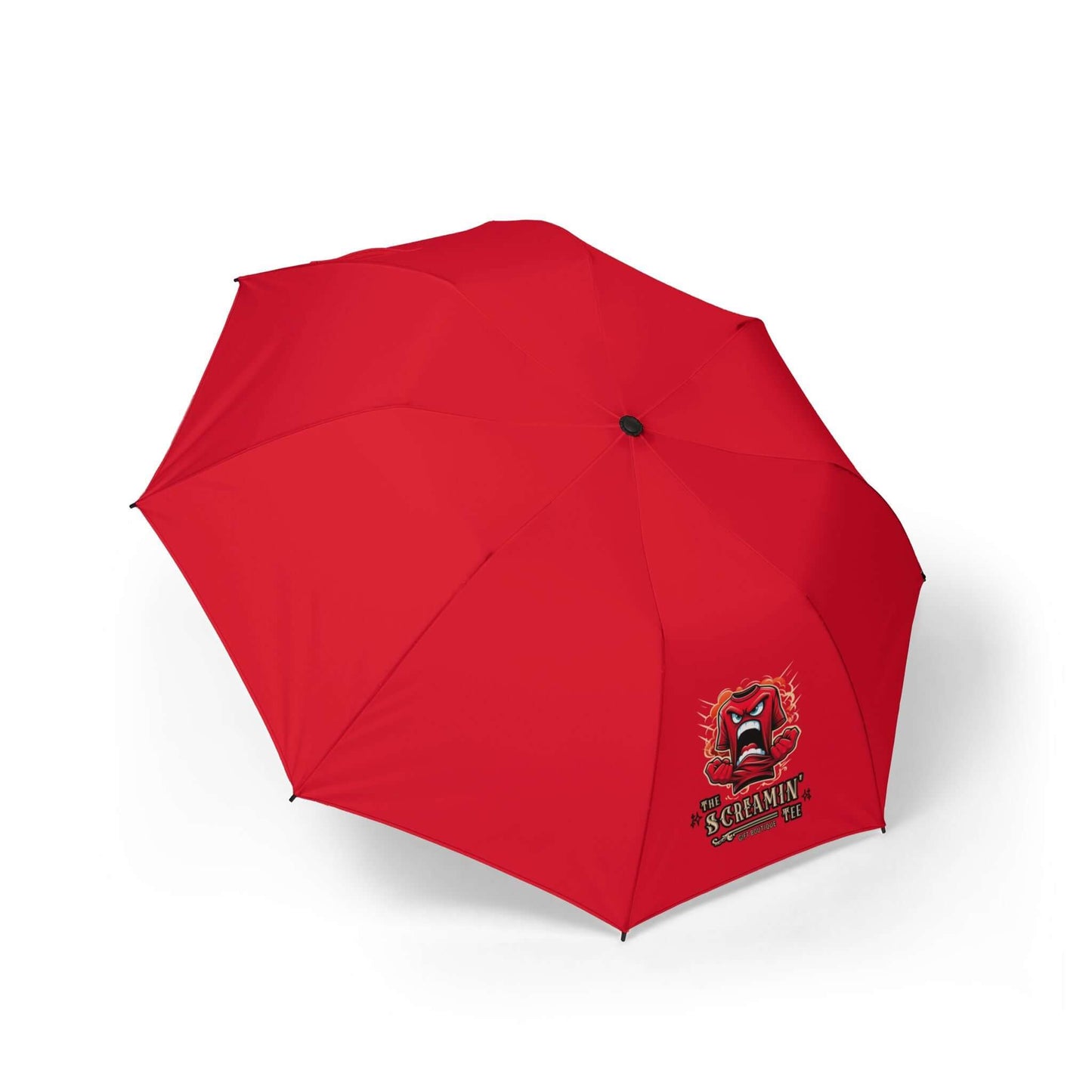 The Screamin' Tee Foldable Umbrella | Ruby