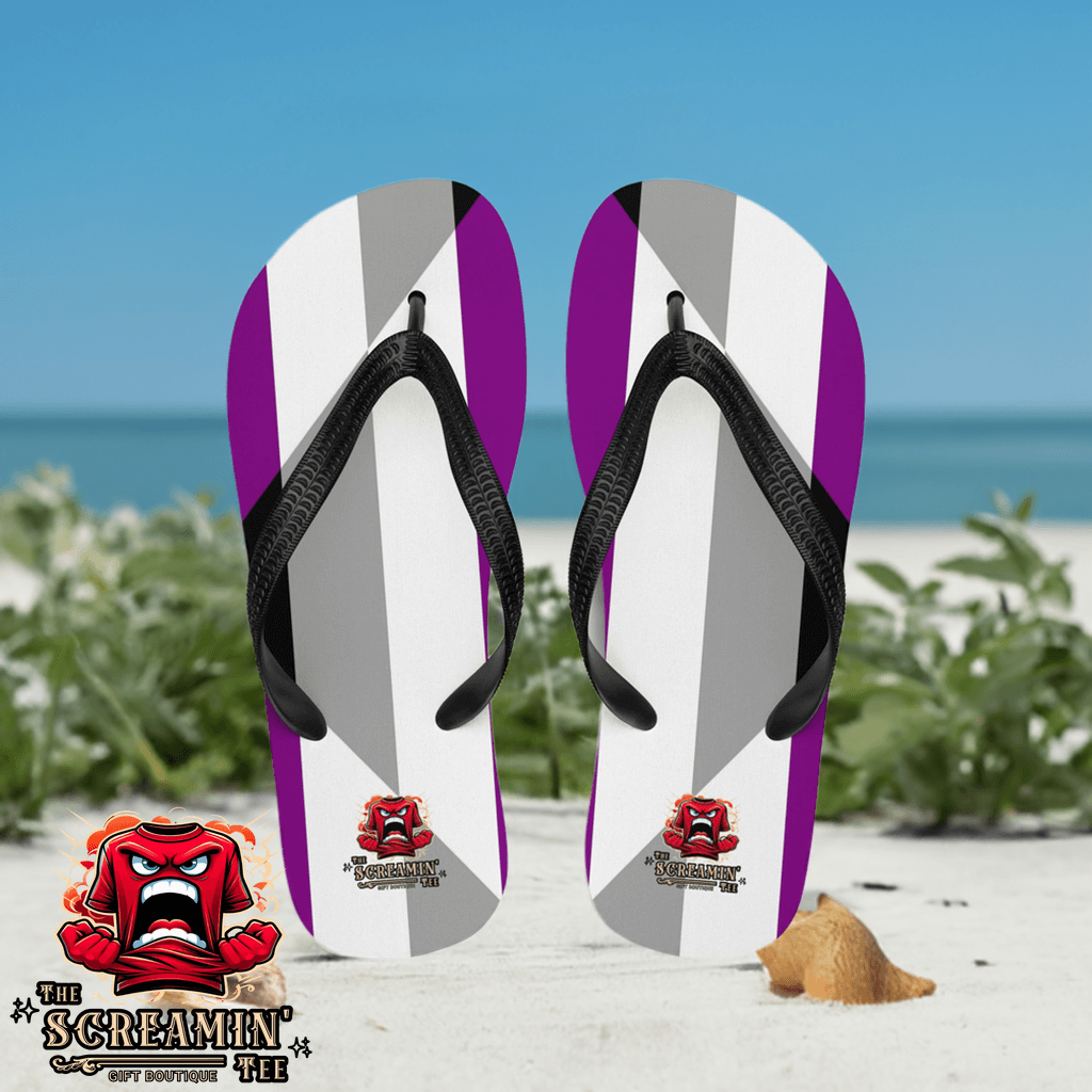 Aegosexual Pride Flip Flops