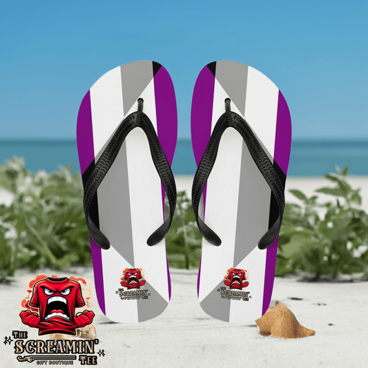 Aegosexual Pride Flip Flops