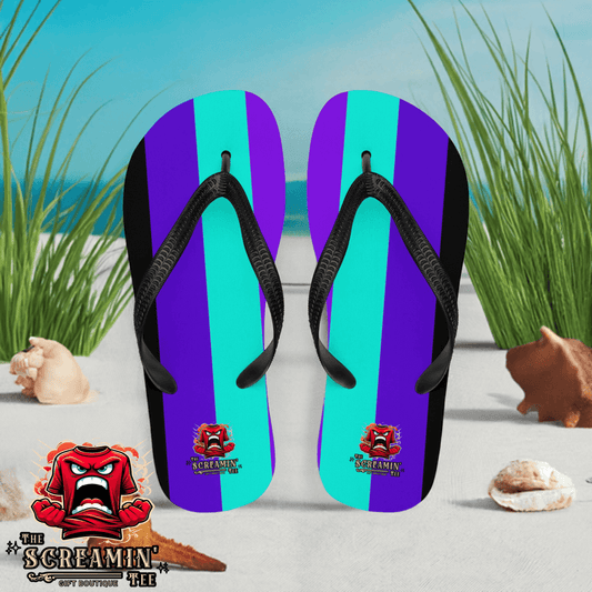 Alexigender Pride Flip Flops