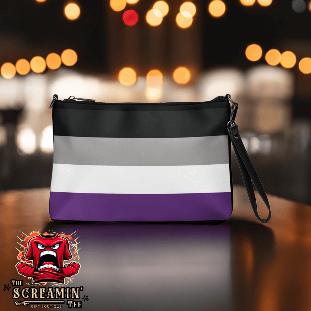 Asexual Demisexual Pride Crossbody Bag