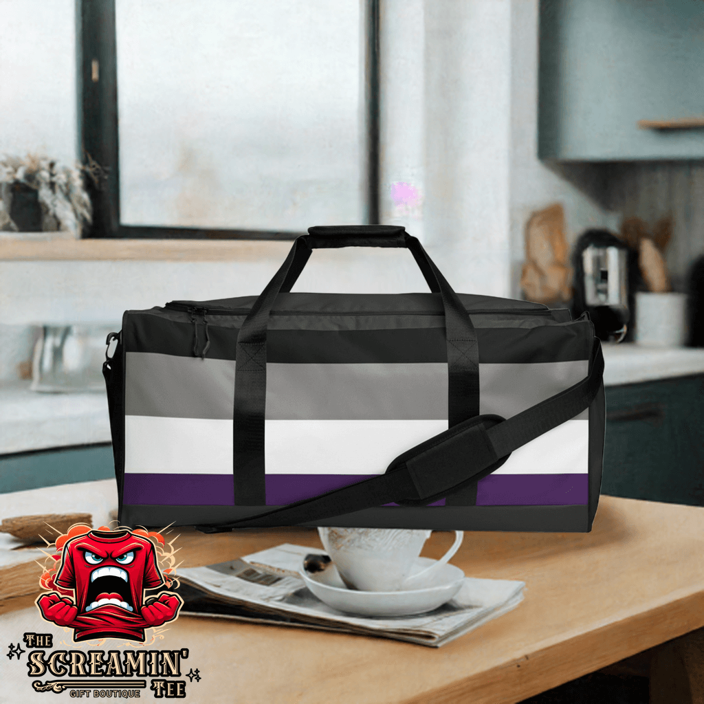 Asexual Demisexual Pride Duffle Bag