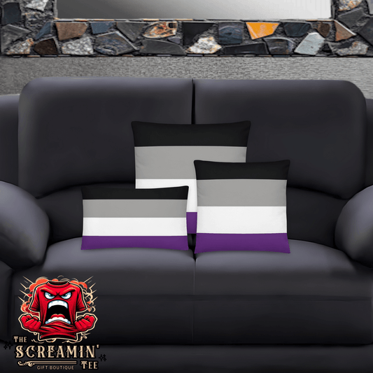 Asexual Demisexual Pride Pillow