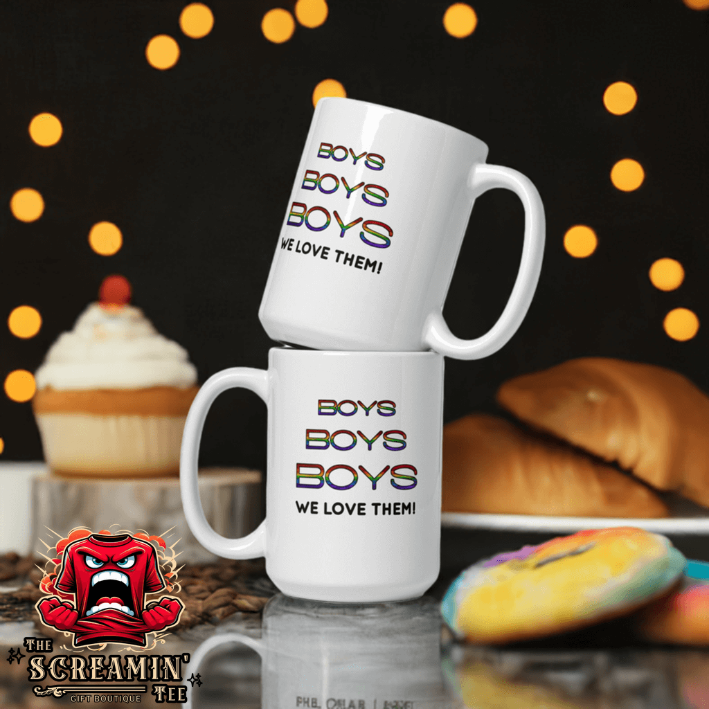 BOYS BOYS BOYS MUG - The Screamin' Tee