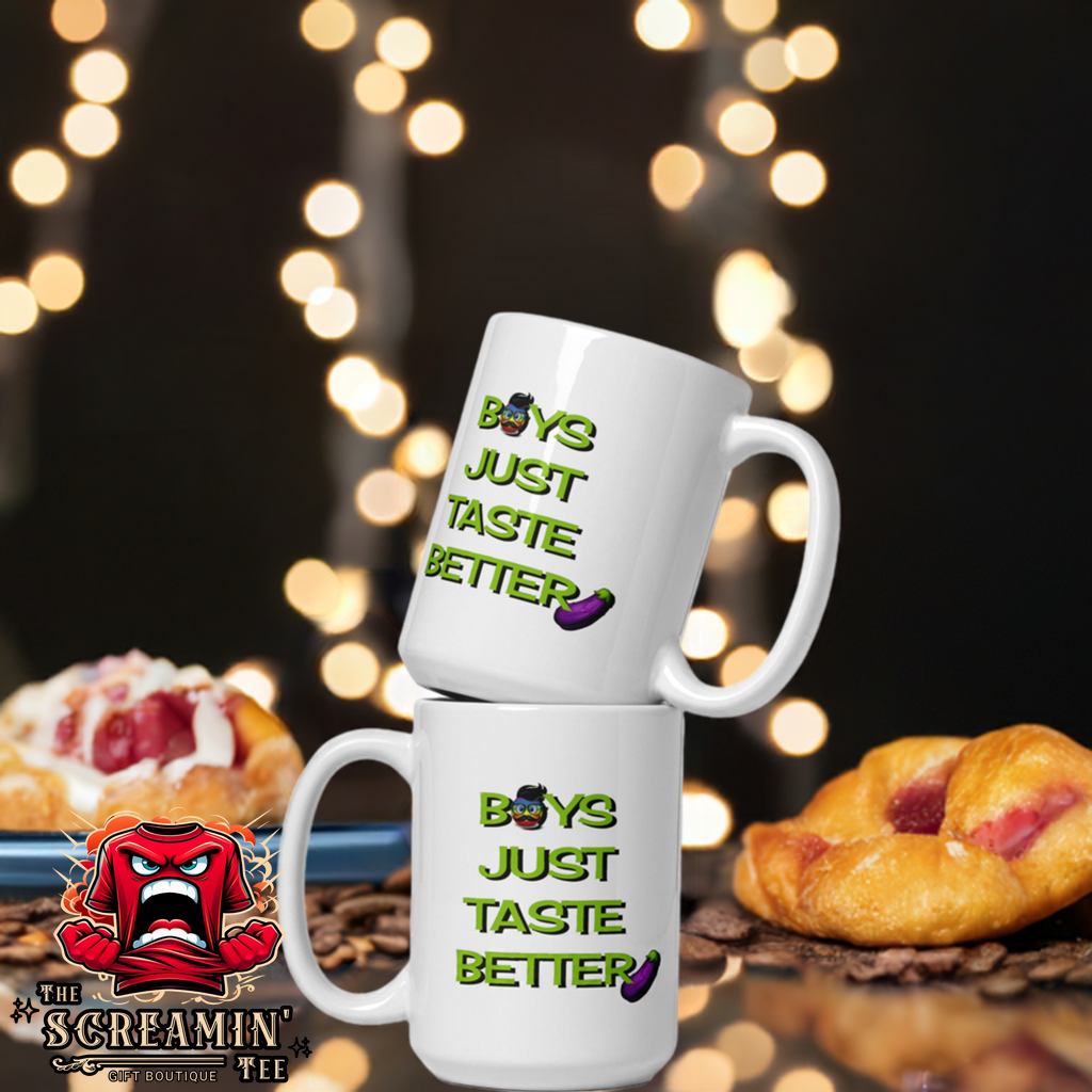 BOYS TASTE BETTER MUG