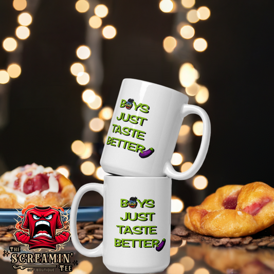 BOYS TASTE BETTER MUG