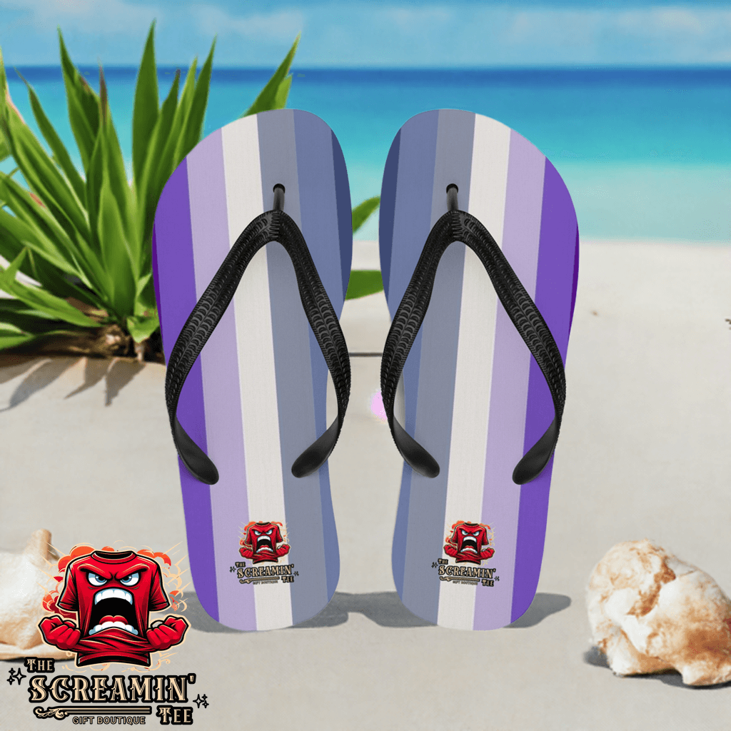 Butch Lesbian Pride Flip Flops