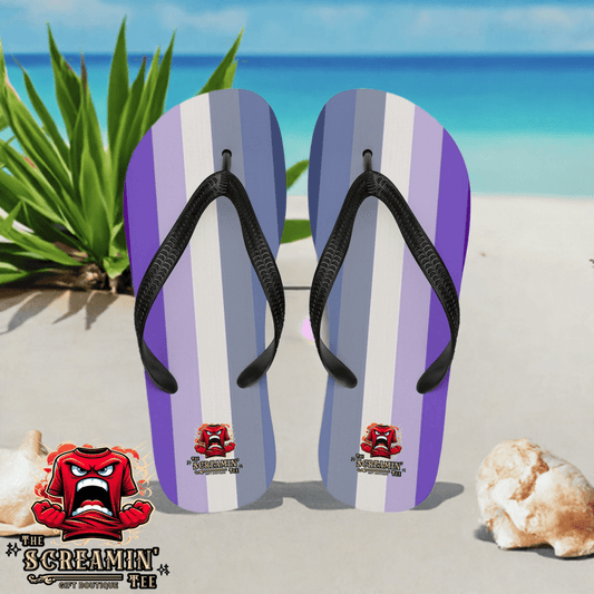Butch Lesbian Pride Flip Flops