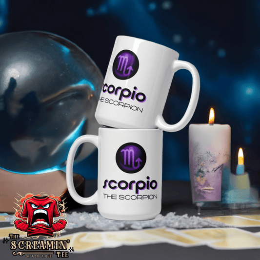 CABOCHON ZODIAC MUG - SCORPIO