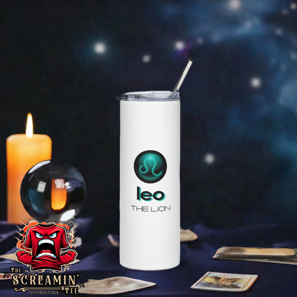 CABOCHON ZODIAC TUMBLER - LEO - The Screamin' Tee