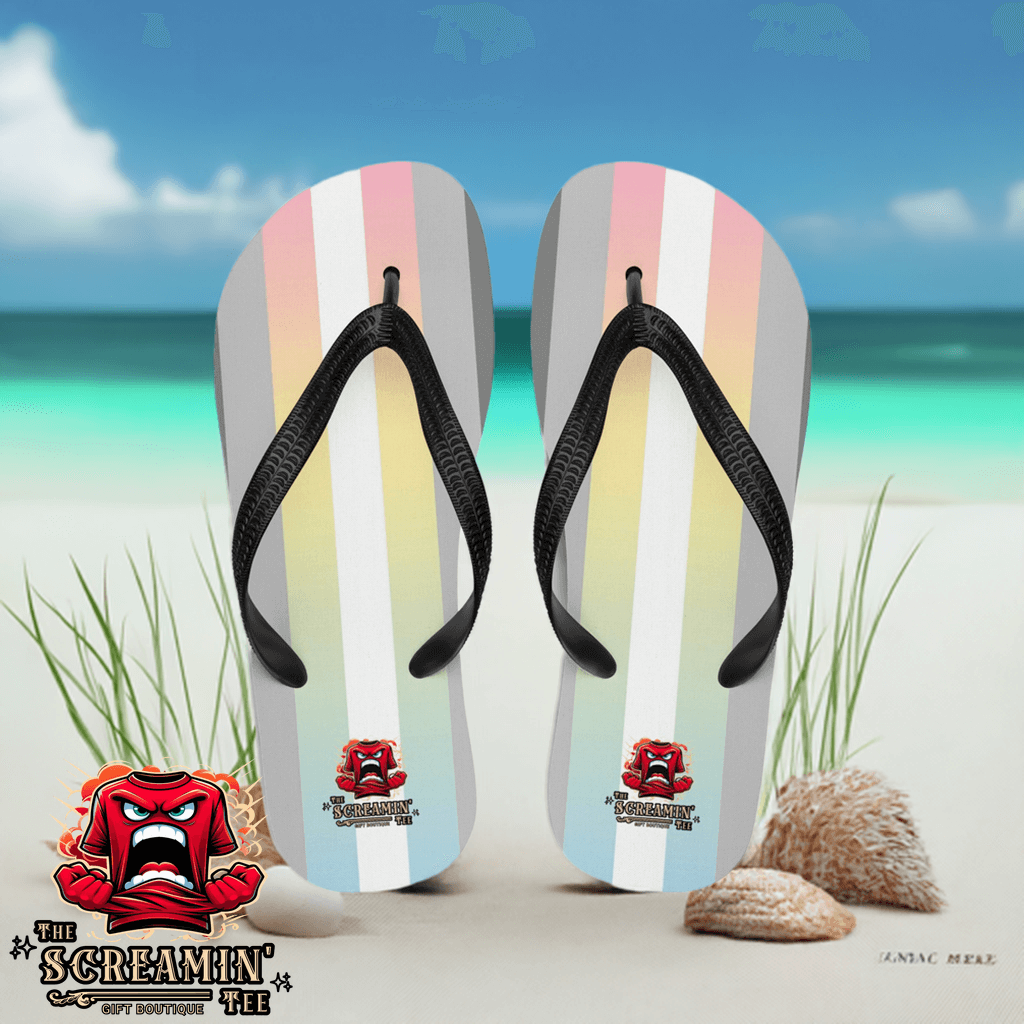 Demifluid Pride Flip Flops