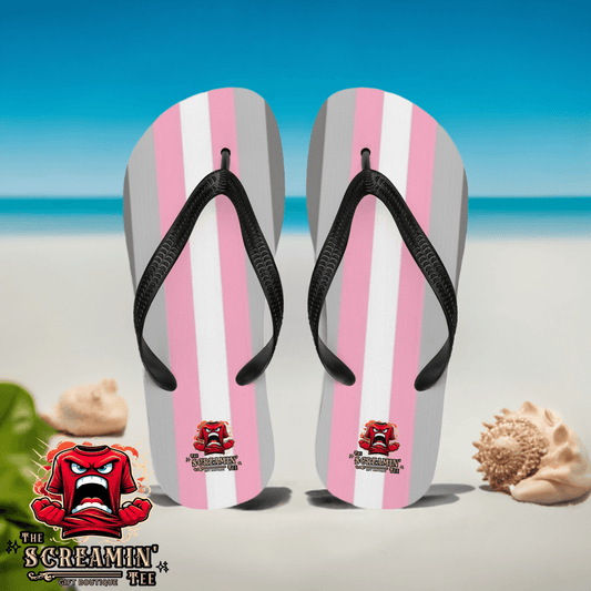 Demigender Demigirls Pride Flip Flops