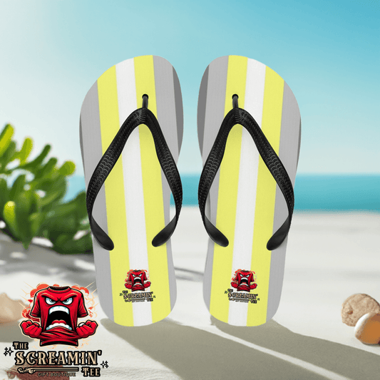 Demigender Pride Flip Flops