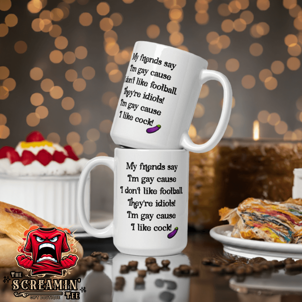 FOOTBALL/COCK MUG - The Screamin' Tee