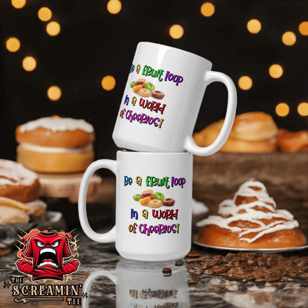 FRUITLOOP/CHEERIOS MUG - The Screamin' Tee