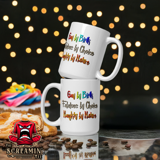 GAY/FABULOUS/NAUGHTY MUG