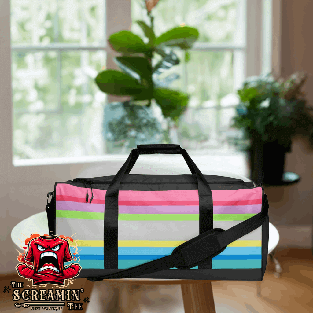 GENDER QUESTIONING PRIDE DUFFLE BAG