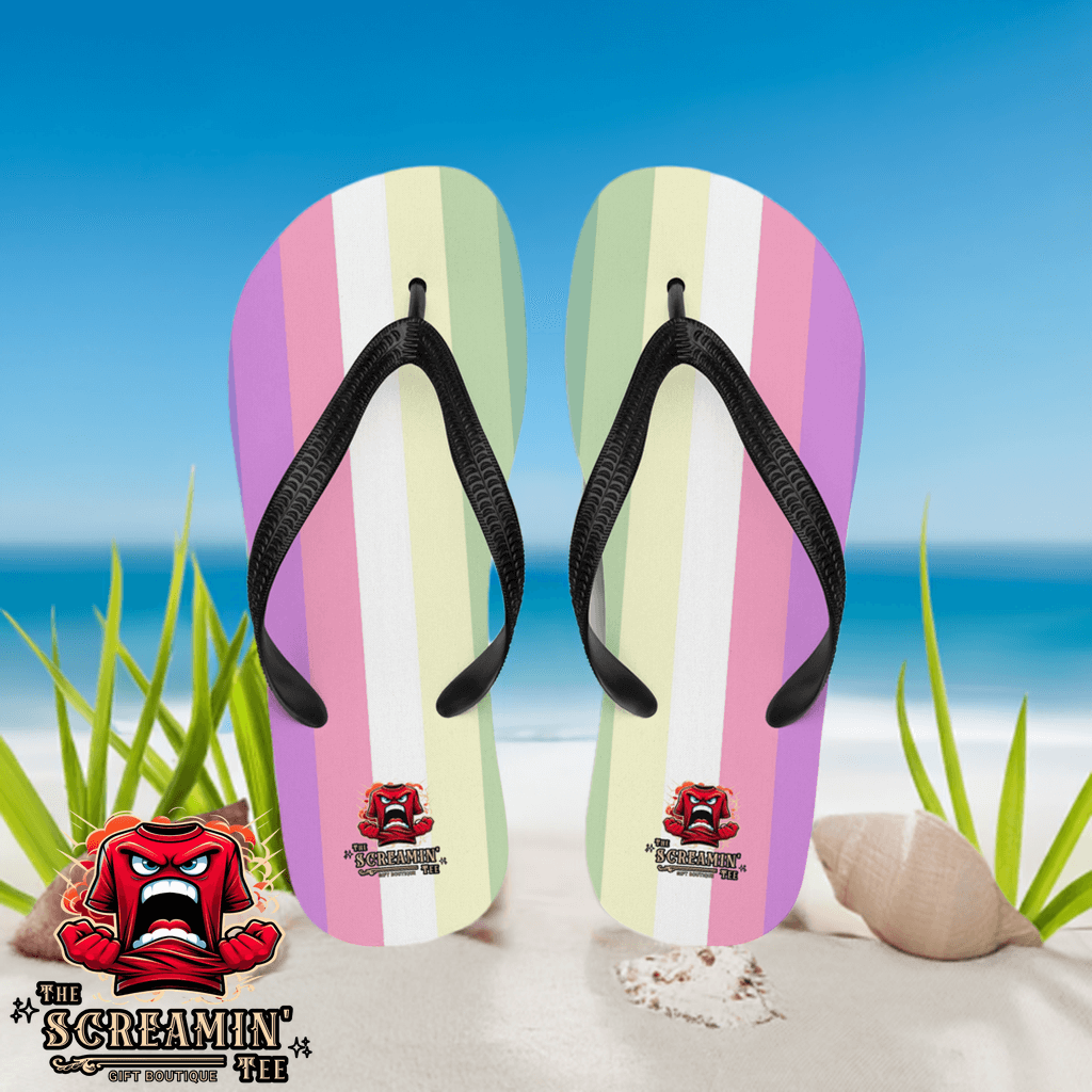 Genderfae Pride Flip Flops
