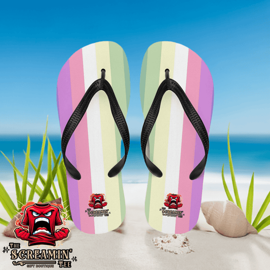 Genderfae Pride Flip Flops