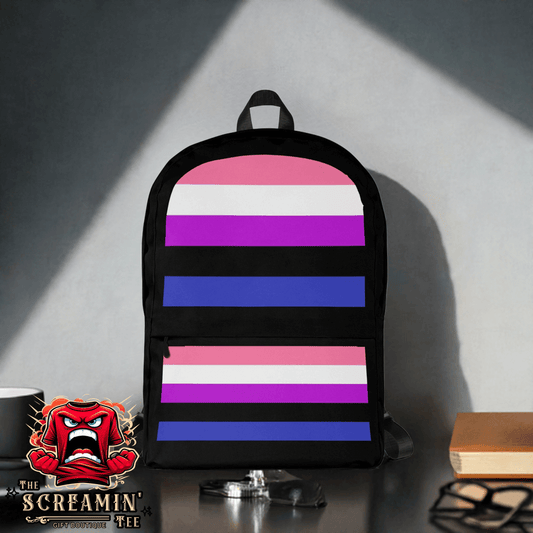 Genderfluid Genderflexible Pride Backpack