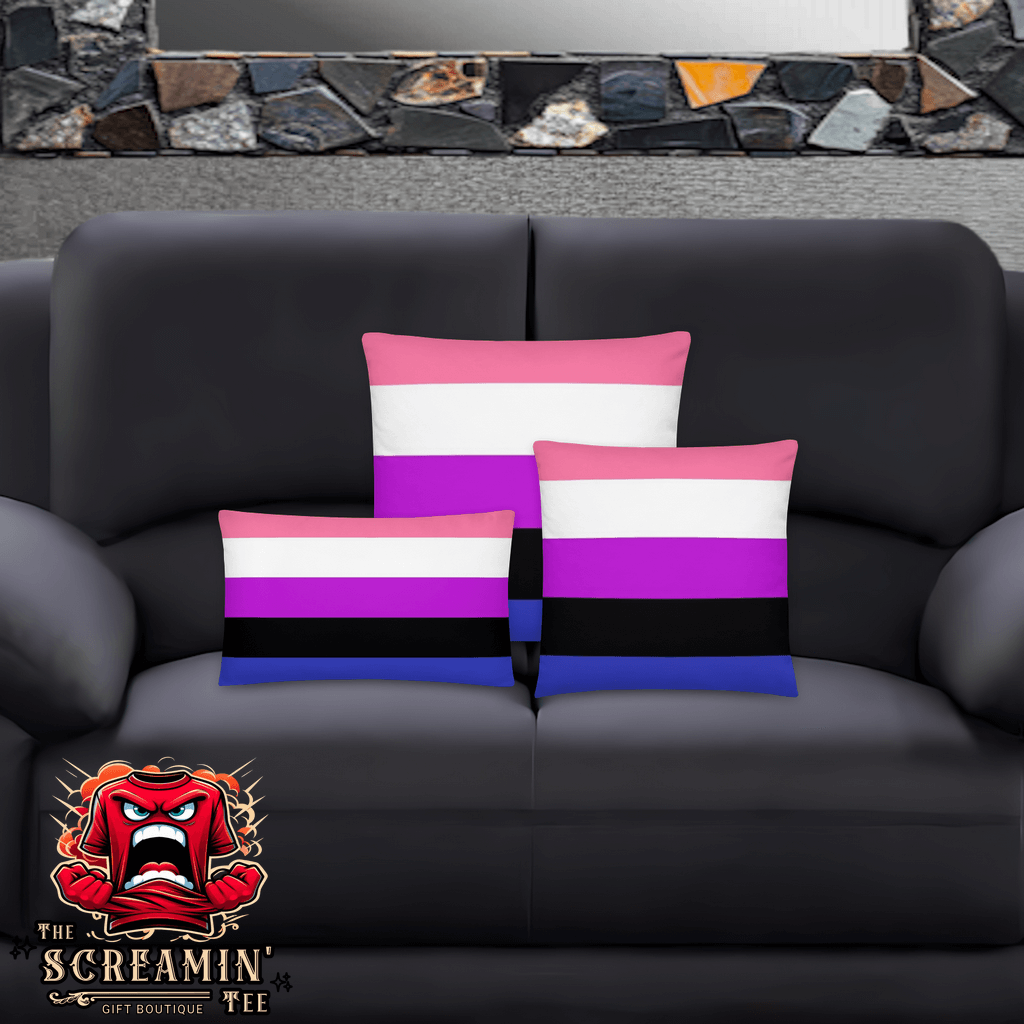 Genderfluid Genderflexible Pride Pillow