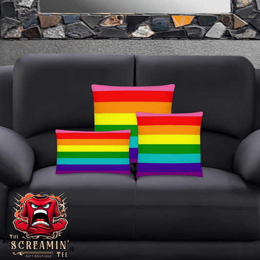 Gilbert Baker Pride Pillow