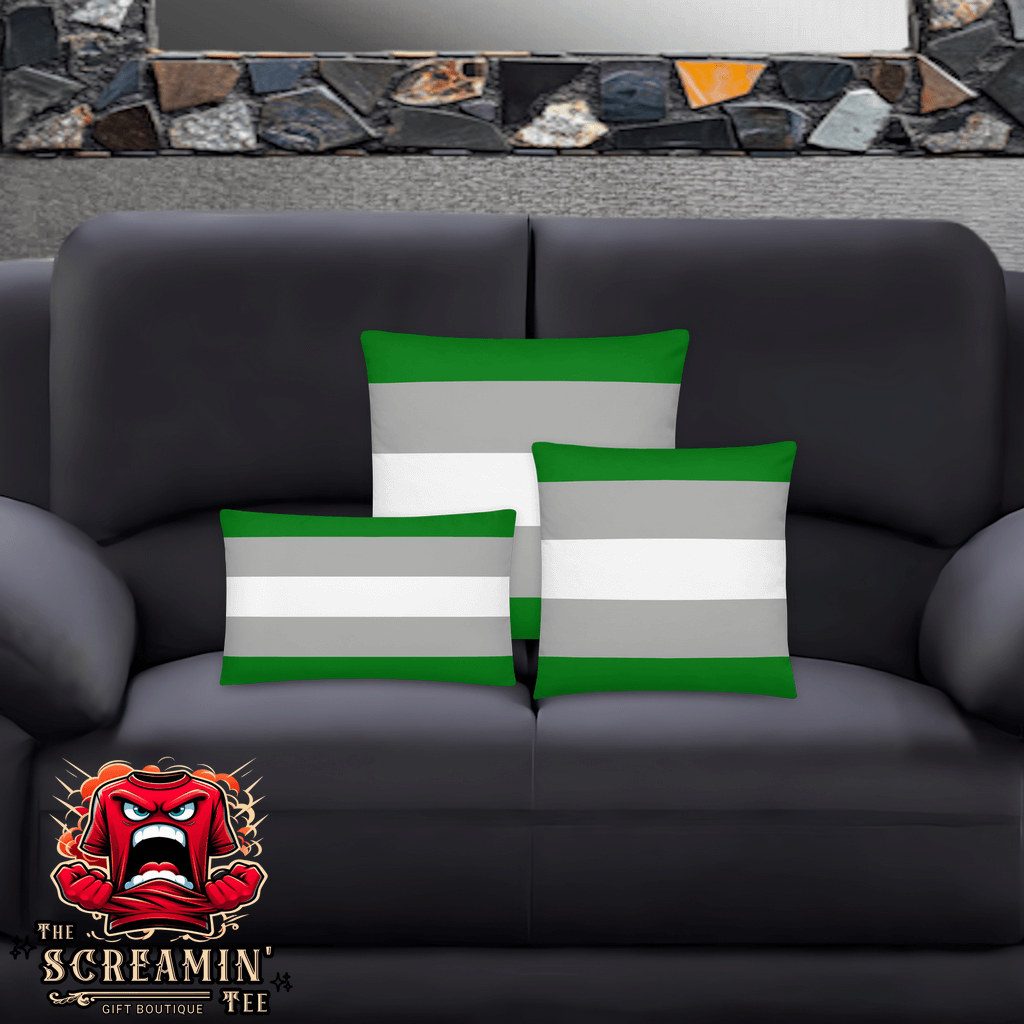 Grayromantic Pride Pillow