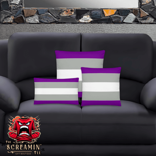 Graysexual Pride Pillow