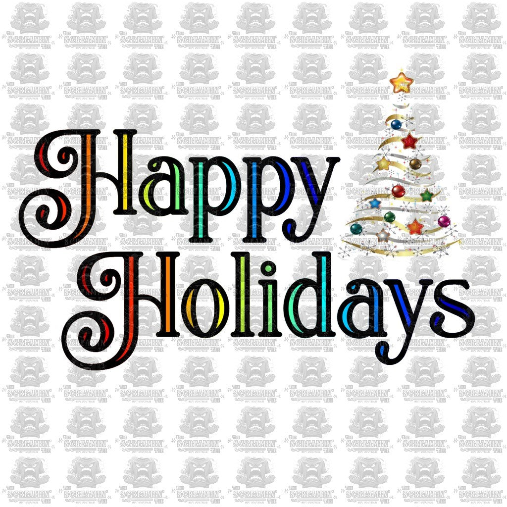 VASO FELICES FIESTAS - ARCOÍRIS