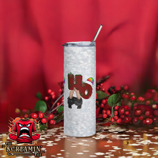 HO HO HO HOLIDAY TUMBLER