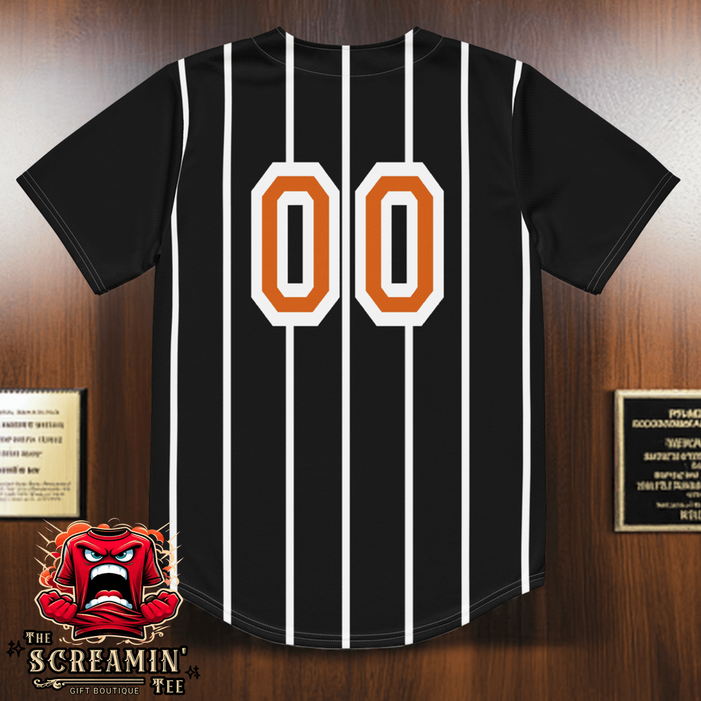 The Screamin' Tee Baseball Jersey | Jasper Logo (Black)