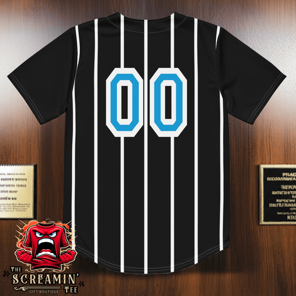 The Screamin' Tee Baseball Jersey | Lapis Logo (Black)