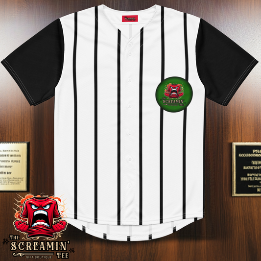 THE BASEBALL JERSEY - EMERALD LOGO