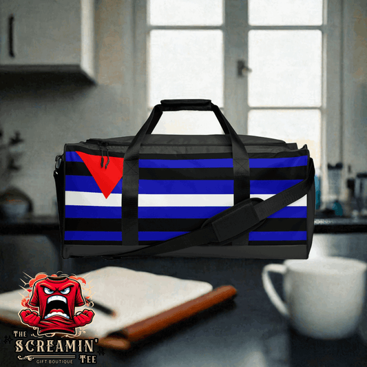 LEATHER QUEER PRIDE DUFFLE BAG